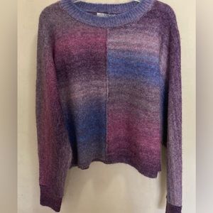 XL LOVETREND purple ombré sweater